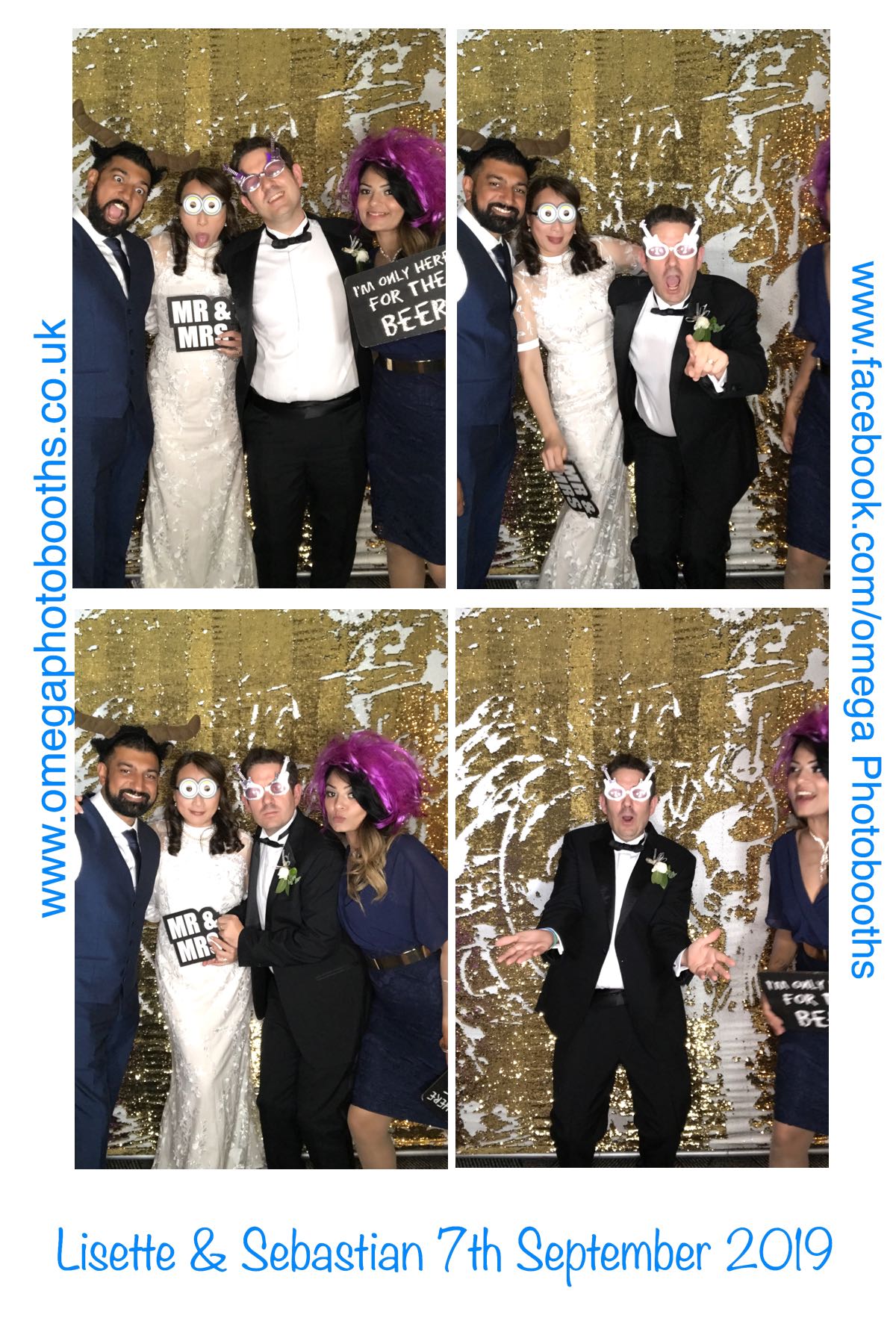 Lisette & Sebastian | View more photos from the event at gallery.omegaphotobooths.co.uk/u/Omega-Photobooths/Lisette-Sebastian